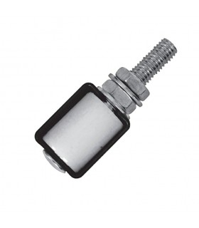 Galet de guidage Ø40x99mm axe M16 avec capot de protection pour portails coulissants