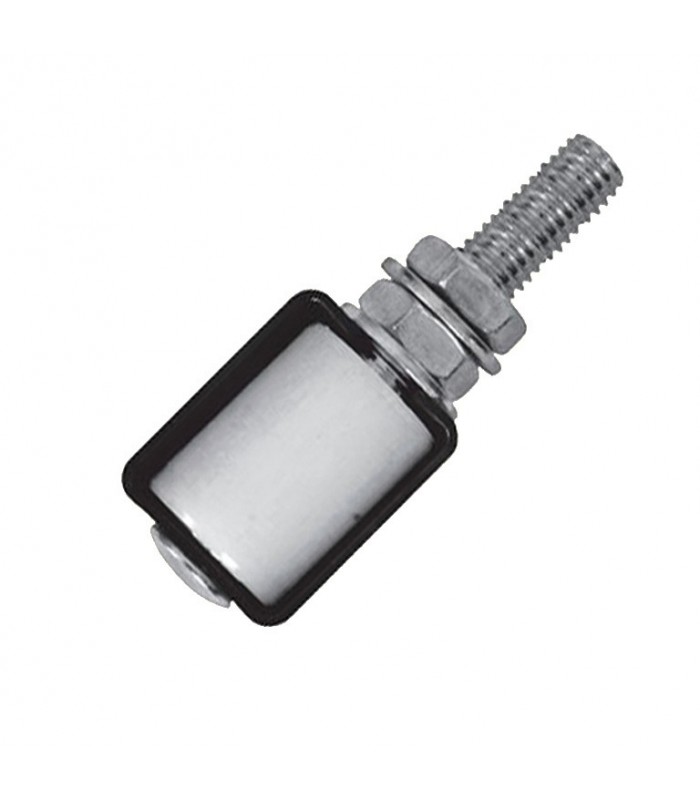 Galet de guidage Ø40x99mm axe M16 avec capot de protection pour portails coulissants