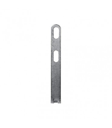 Bras support 270mm x 35mm pour galets de guidage acier galvanisé