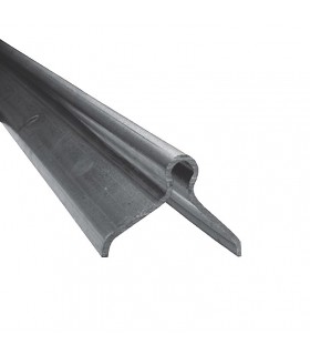 Rail à sceller en U Ø20mm longueur 3m pour portails coulissants