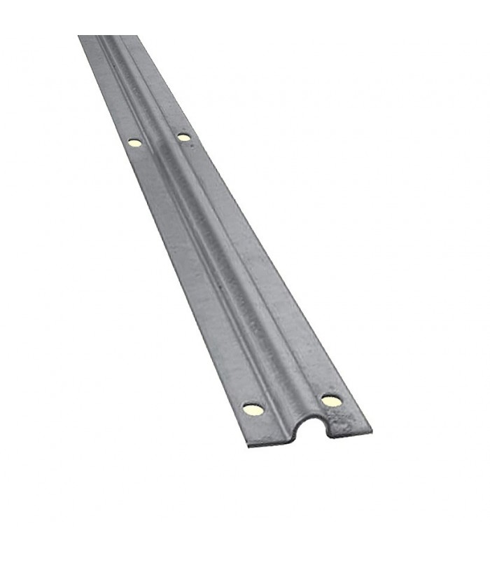 Rail à visser en forme de U ø16mm longueur 3m pour portails coulissants