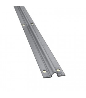Rail à visser en forme de U ø16mm longueur 2m pour portails coulissants
