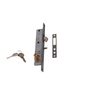 Serrure à crochet pour portail coulissant pour tube de 40x40