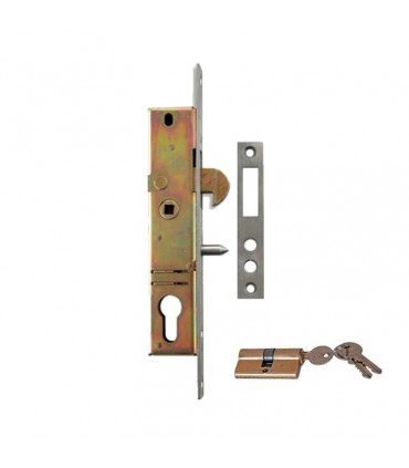 Serrure à crochet pour portail coulissant pour tube de 40x40