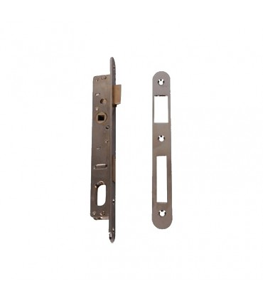 Serrure à pène réversible tube de 30x30mm minimum pour cylindre ovale