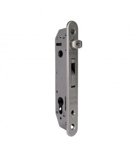 Serrure de sécurité INOX à larder pour tube de 40x40mm minimum