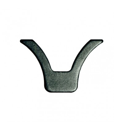 Patte de fixation esthétique pour festonnages en tôle d'acier