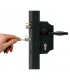 Serrure à pène INOX LAKY pour portails ouvrants mécanisme inox