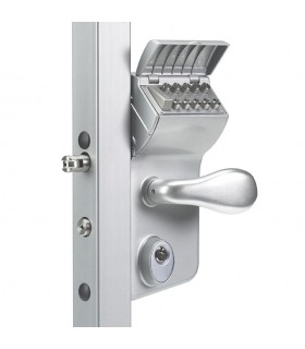 Serrure à code mécanique LMKQ mécanisme INOX pour portails à battants