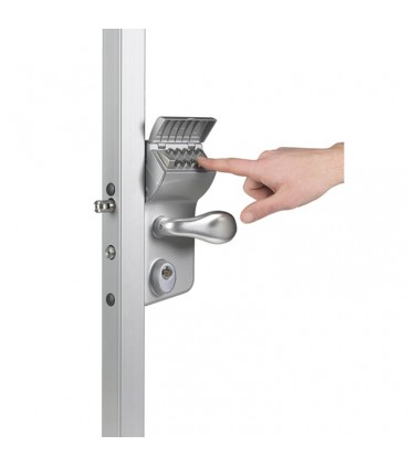Serrure à code mécanique LMKQ mécanisme INOX pour portails à battants