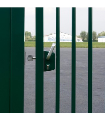 Gache acier inoxydable LOCINOX SSKZ pour serrure de portail coulissant