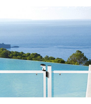 Gache pour serrure de sécurité piscine pour tube carré de 40x40mm