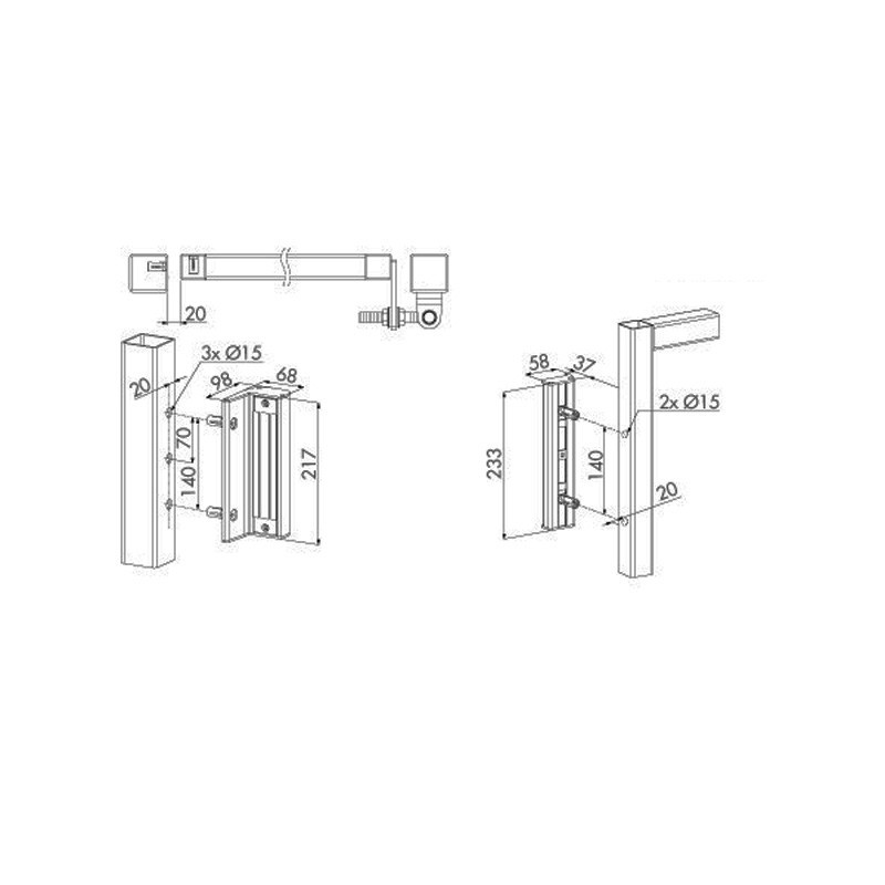 Ventouse électromagnétique LOCINOX avec poignée en applique