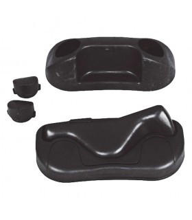 Sabot avec basculeur par commande au pied et butée de portail