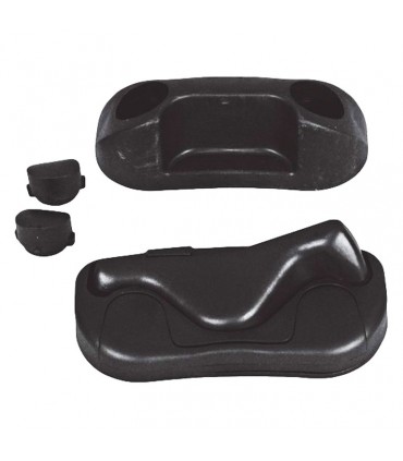 Sabot avec basculeur par commande au pied et butée de portail