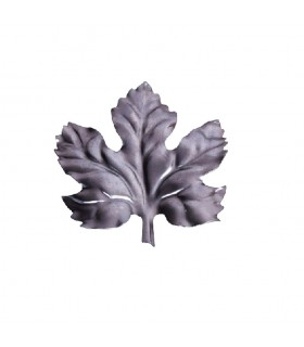 Feuille de vigne 95x105mm tôle épaisseur 1mm pour décoration
