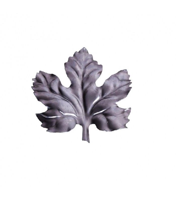 Feuille de vigne tôle mince de 95 x 70mm pour la décoration et les panneaux décoratifs