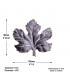 Feuille de vigne 95x105mm tôle épaisseur 1mm pour décoration