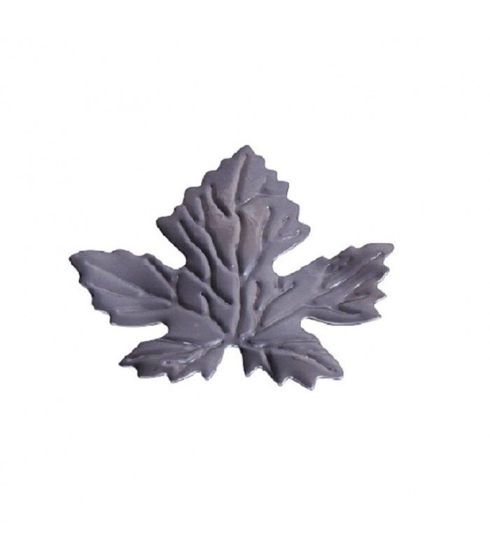 Feuille de vigne tôle mince 0,6mm 70x75mm pour la décoration