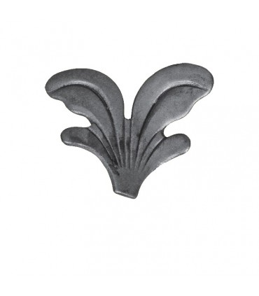 Feuille fantaisie 70x55mm tôle épaisse 3mm pour de la décoration