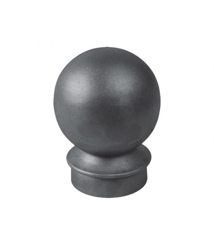 Boule de potelet de rue en acier ø90mm pour tube de 66x76mm