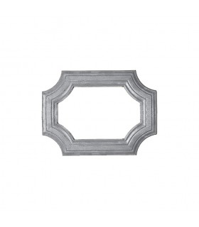 Cadre moulé 300x218mm en profil de 45x10mm pour soubassement de portillon