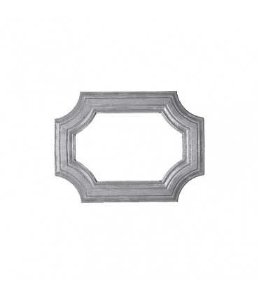 Cadre moulé 300x218mm en profil de 45x10mm pour soubassement de portillon