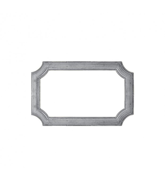 Cadre moulé 485x295mm en profil de 45x10mm pour soubassement de portillon