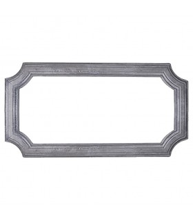 Cadre moulé 570x295mm en profil de 45x10mm pour soubassement de portail