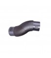 Coude réglable orientable de main courante en acier pour tube ø42,4mm epr 2.5mm