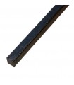 Barre profilée carré 14x14mm longueur 3m lisse en acier laminé brut