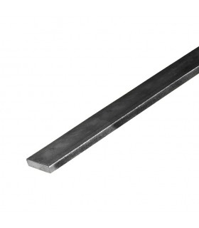 Barre profilée plate 14x6mm longueur 3m lisse en acier laminé brut