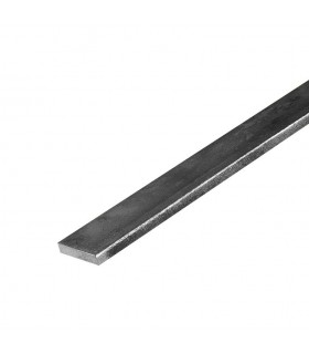 Barre profilée plate 20x6mm longueur 2m lisse en acier laminé brut