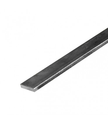 Barre profilée plate 20x6mm longueur 3m lisse en acier laminé brut