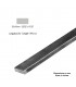 Barre profilée plate 20x10mm longueur 2m lisse en acier laminé brut