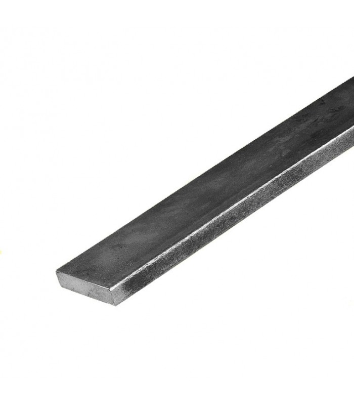 Barre profilée plate 30x6mm longueur 3m lisse en acier laminé brut