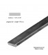 Barre profilée plate 30x8mm longueur 3m lisse en acier laminé brut