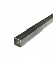 Barre profilée tube 30x30mm longueur 2m carré lisse acier laminé brut