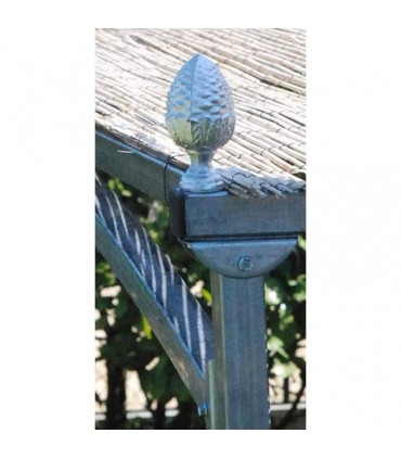 Pergola murale Alizée 6mx3m  livrée en kit à assembler sans soudure