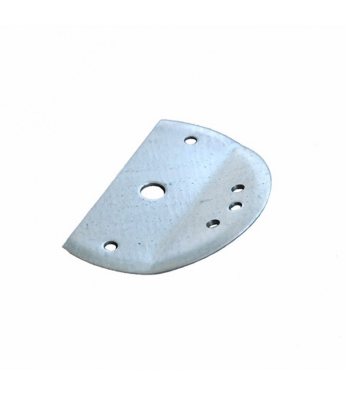 Platine inclinée acier galvanisé de fixation de pergola mistral ou alizée