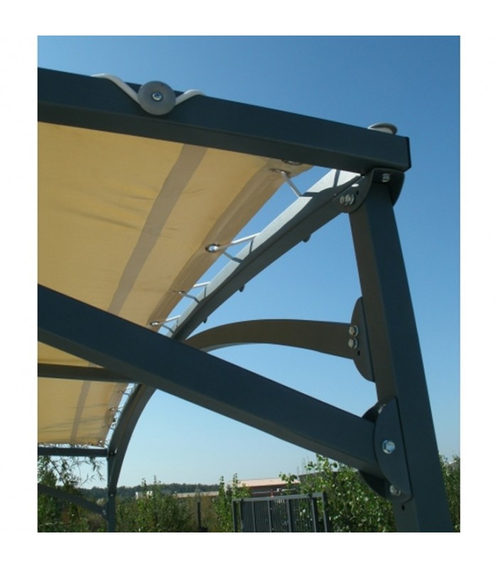 Bâche de couleur beige pour pergolas mistral de 6m x 4m