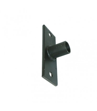 Platine de départ murale de barre renflée de clôture à monter soi-mêmee