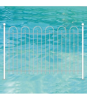 Barrière de piscine en kit normalisée en kit à souder soi-même