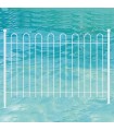 Barrière de piscine avec balustres arrondis en kit à souder soi-même