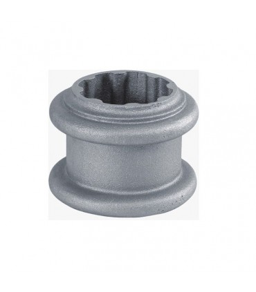 Rondelle décorative aluminium pour tube cannelé Ø80mm