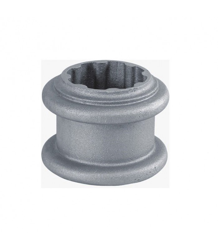 Rondelle cannelée 125mm pour tube ø100mm aluminium poteau modulaire