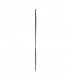 Balustre aluminium 1000mm carré de 14x14mm avec deux torsades