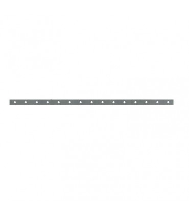 Barre poinçonnée 40x8mm 15 trous 15x15mm obliques longueur 2m