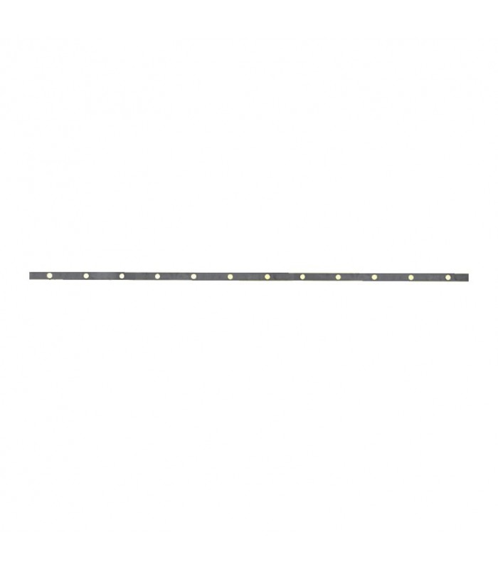 Barre poinçonnée 30x8mm 12 trous ø15mm longueur 170cm pour clôtures et grilles
