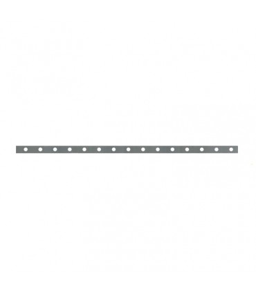 Barre poinçonnée 30x8mm longueur 2m 16 trous Ø12mm